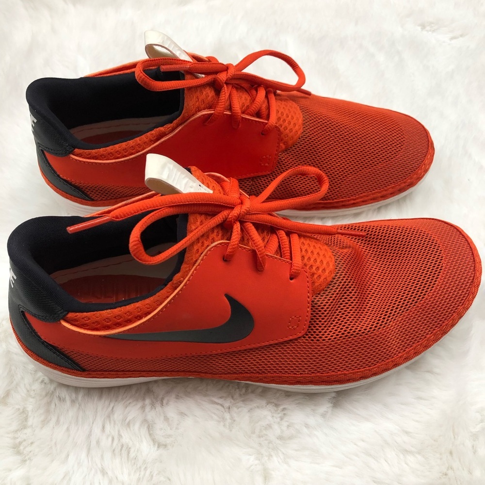 Orange Nike Solarsoft Mocassin Shoes